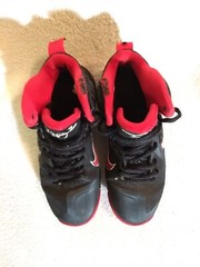 Nike KIDS LeBron 9 GS ‘Black Sport Red’ (472664-001), Size: 4Y #US53-33
