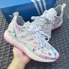 Adidas ZX 2K Boost Watercolor Kid’s Athletic Shoes GX5405 Size 6