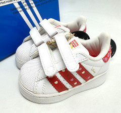 ADIDAS Superstar LED Lights CF I Closure Disney Bright Red (TD) KK1294 Toddler