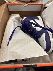 Size 5Y(GS) – Nike Dunk High Electro Purple Midnight Navy. New Without Box.