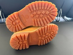 Timberland 6 Inch Premium Waterproof Wheat Boots Toddler Sz 8 Kids Nubuck 12809