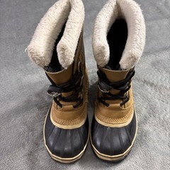 Sorel Yoot Pac Waterproof Kids Snow Boots Tan Black Size 2