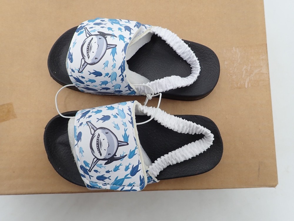 AIYAO Little kids Slides Sandals for Beach Pool Shoes sizes 9.5,11 & 13