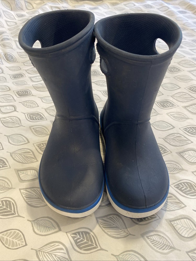 Crocs Kids‘ Handle It Rain Boots , Navy, C111