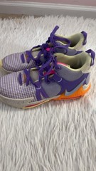 Nike LeBron Witness 7 Action Grape Vivid Orange US Youth 5.5