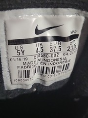 Nike Air Trainer SC Bo Jackson Triple Black Size Youth 5