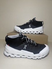 On Cloud Cloudhero Mid Waterproof Black White 3YD30020299 Unisex 6.5 Youth 8W