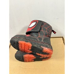 Marvel Spider-Man Winter Boots Size 7 Red Black Web Superhero Kids