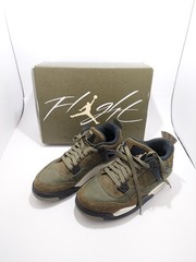 Size 6.5Y – Jordan 4 SE Retro Low Craft – Olive Preowned With Box