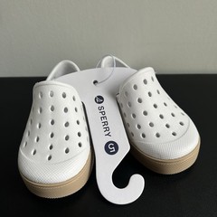 Sperry Kids Size 5 White Slip On Water Shoes NWT