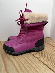 UGG Butte II Waterproof Winter Thinsulate Boots Pink 1098890K Girls Youth Size 2