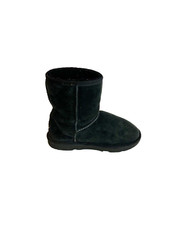 UGG Kids Classic II Black Suede Boots Kids Size 2 Youth 1017703K