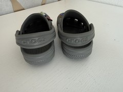 Crocs Unisex Kids Gray Classic Clog Size C5 C 5 Toddler Mickey Mater Donald Buzz