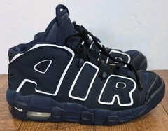 Nike Air More Uptempo GS Obsidian Navy White 415082-401 Youth Size 7Y
