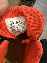 Nike LeBron Witness 7 PS ‚Black Crimson Speckle Basketball Shoes Youth size 13C