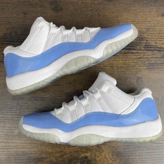 Air Jordan 11 Retro Low University Blue UNC Size 6 GS 7.5W 528896-106 Youth Shoe