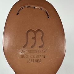 Anderson Bean #1028 Brown Leather Square Toe Western Boot Toddler Size 5