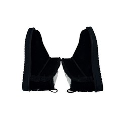 Koolaburra UGG Koola Ultra Mini Black Suede Boots Size 1 Kids 1167971K K/BLK NEW