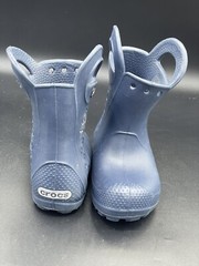 Unisex Crocs Kids’ Handle It Rain Boot (12803) Navy Size C8