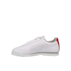 PUMA Scuderia Ferrari Roma Via Perforated Lace Up Youth Boys White Sneakers Cas
