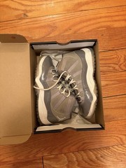 Jordan 11 | Cool Grey | Size 1Y