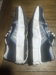 Nike T-Run 5 Size Running Shoes Grey/black/blue US 7Y 443990-001 Sneakers
