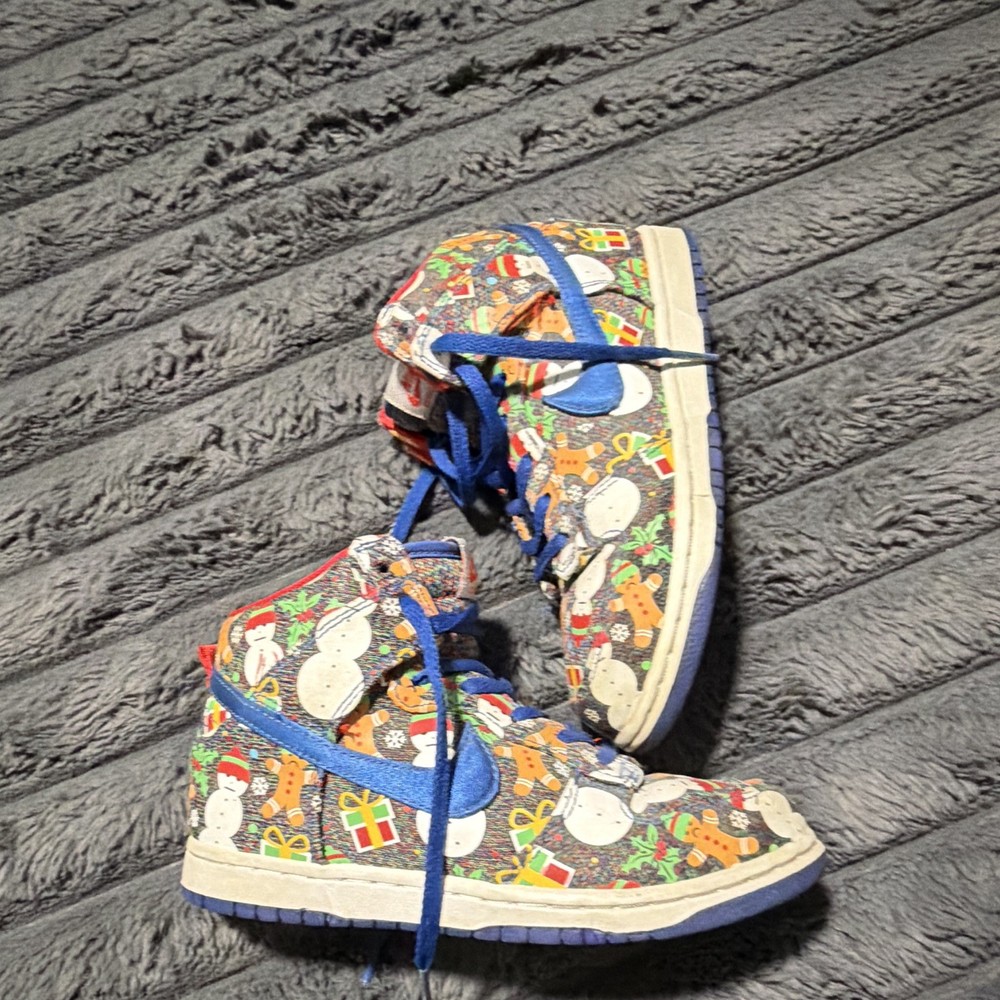 Nike SB Dunk High Concepts Ugly Christmas Sweater 2y 🔥🔥🔥