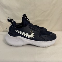 Nike Flex Runner 3 Navy Blue Sneakers No Tie Size 1.5Y