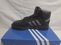 🔥adidas Drop Step J Black Gray High Top Sneaker Unisex Kids US 5.5😍 New