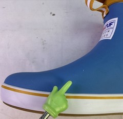 Xtratuf Kid’s Ankle Deck Boots-Light Blue/Whale Pattern-Size: 6