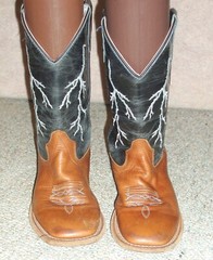 Youth leather upper CODY JAMES Lightning western boots BBSC1828 , size 3