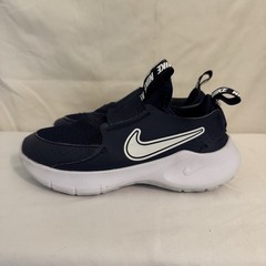 Nike Flex Runner 3 Navy Blue Sneakers No Tie Size 1.5Y