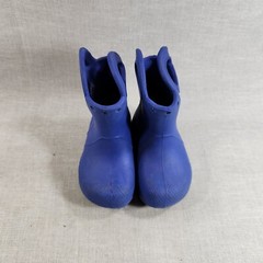 Crocs Blue Handle It Rain Boots Child Kids Size C6 Waterproof Pull On Shoes