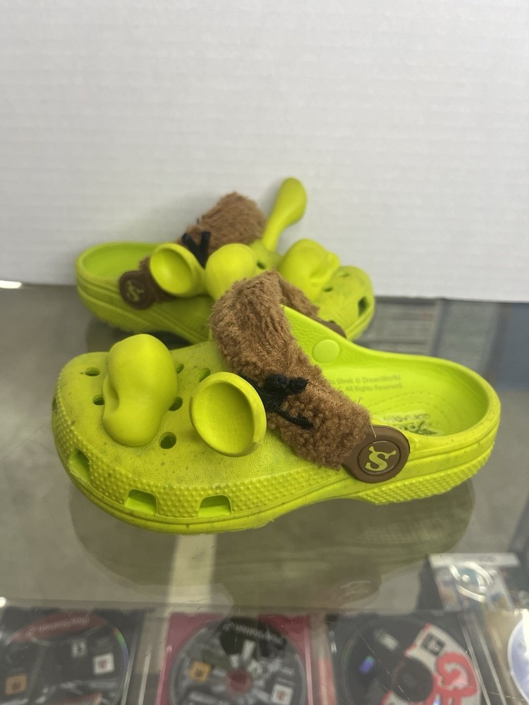 Dream Works X Crocs Shrek Classic Clogs Size:11C