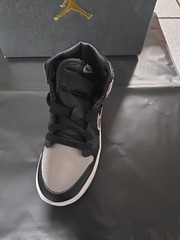NEW Jordan 1 Retro High OG Satin Shadow PS 1 FD5304 010 Black /Grey 1Y