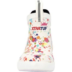 XTRATUF Paint Splatters Kids‘ Ankle Deck Shoes for Unisex Comfort
