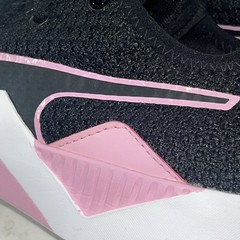 Puma Unisex Kids Incite Sneaker Black Pink Yellow Sz 6C