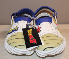 DRAGONBALL Z CROCS ECHO VEGETA DESIGN YOUTH SIZE JR 6 NEW WITH TAGS
