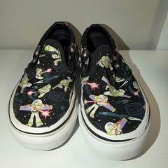 Vans Disney Pixar Toy Story US Kids Size 10.5C Slip-On Buzz Lightyear Sneakers