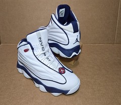 Nike Air Jordan Pro Strong – Size 5.5 Youth’s White NAVY Sneakers DC7911-100
