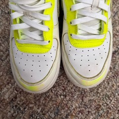 Nike Air Force 1 LV8 GS DV1680-100 White Volt Gradient Youth 6.5Y Women’s 8