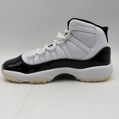 Jordan 11 Retro DMP Gratitude White Black Gold Sneakers Size 5Y GS 378038-170