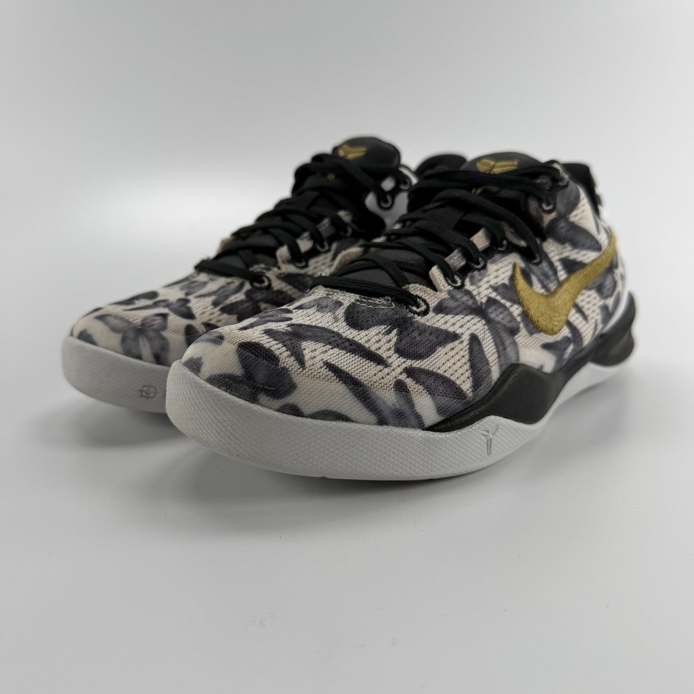 Nike Kobe 8 Protro Mambacita GS White Black Gold FN0266-102 Size 3.5Y Basketball