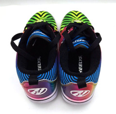 Heelys PRO 20 PRINTS BLACK/RAINBOW TIDE Zebra Skate Rolling Shoe Youth Size 5