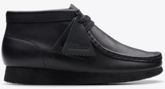 Clarks Wallabee Boot – 26168041 – KIDS / JUNIORS (BLACK LEATHER)