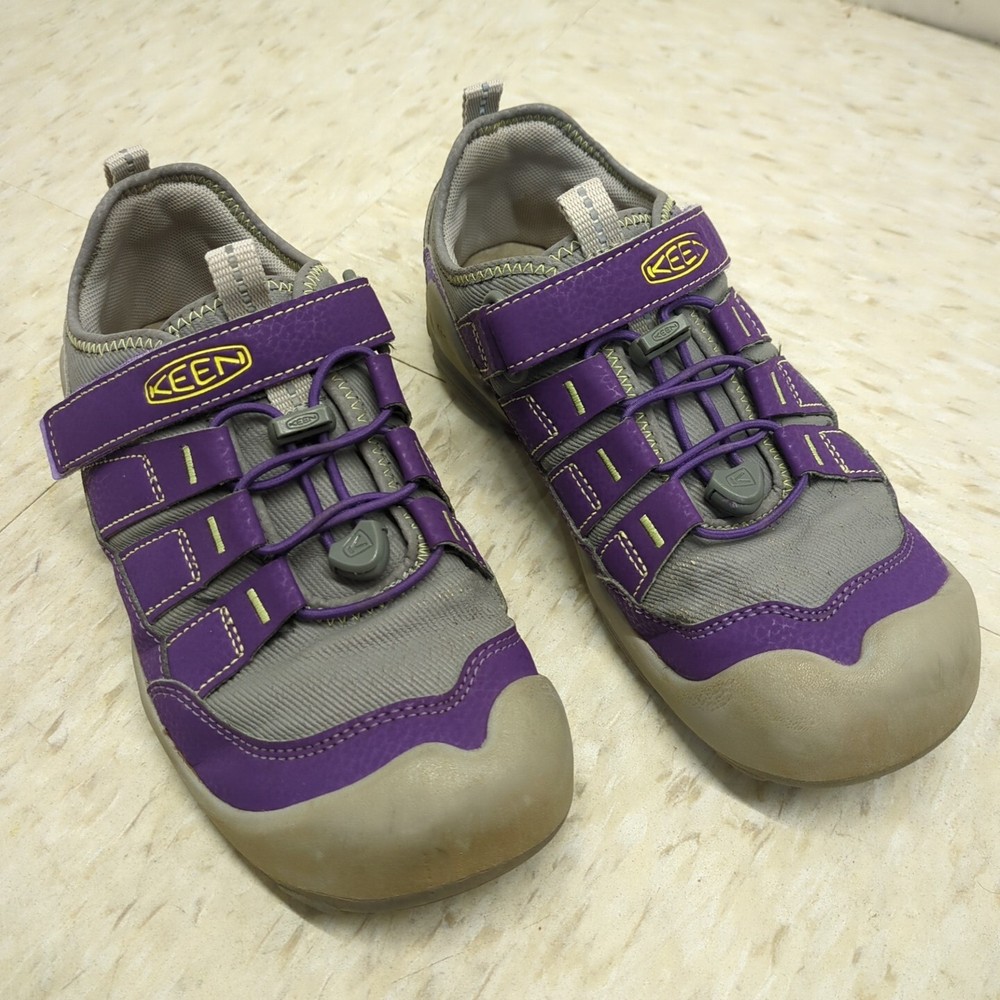 Keen Sneakers Knotch Hollow Purple Gray Kids Sz 3
