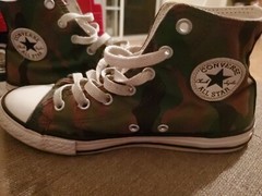 Converse 662991F Ct All Star High Top Camo Sneaker Shoes Kids Size 3 ( 3)