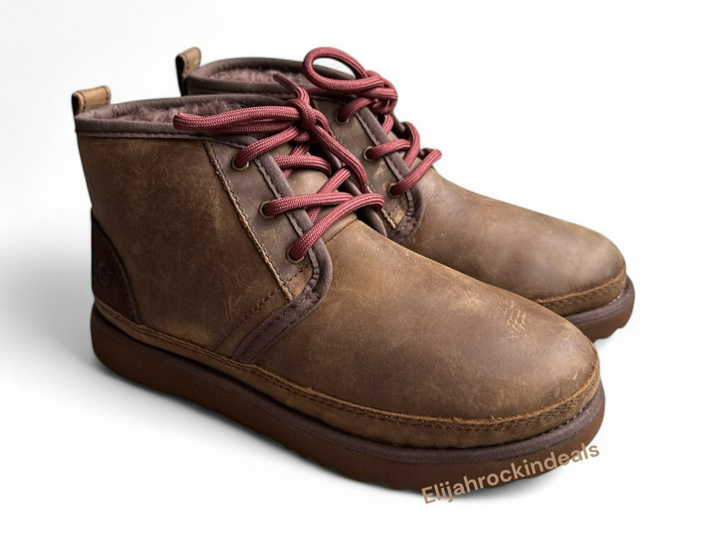 NEW BIG KIDS UGG NEUMEL II WP GRIZZLY BROWN BOOT US 2K