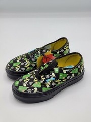 Vans x THE SIMPSONS VANS KIDS SHOES Authentic Glow In The Dark Bart Sz 12 Kids