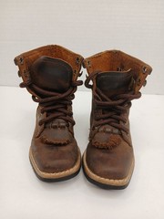 Caballo Dorado Leather Infant Working Boots Size Mexico 14 Measure 6.5″